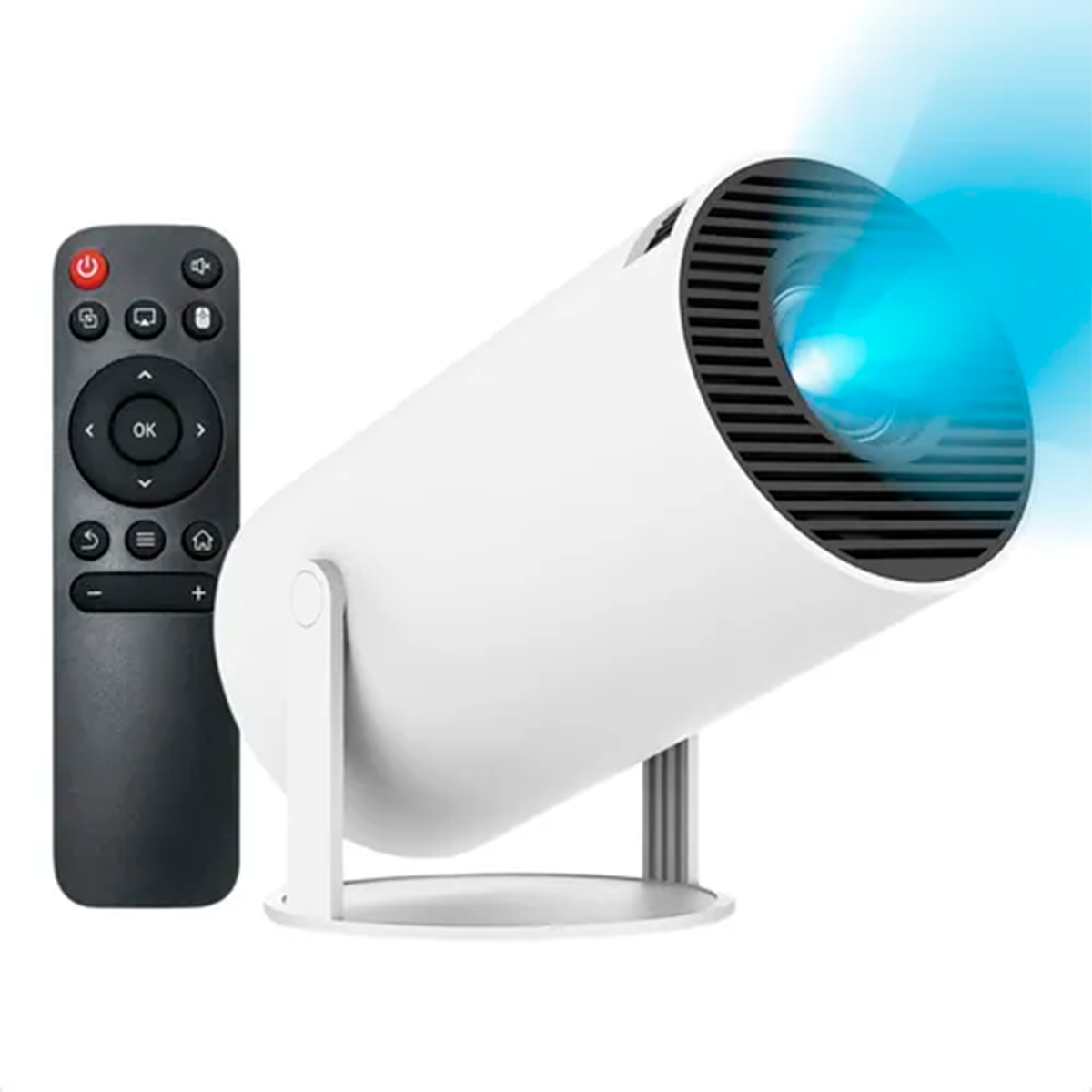 Prancheta-2-57 Projetor HY300 Smart Android 11 Full HD 1080P com WiFi 5G, Bluetooth e HDMI – Portátil Bivolt 4K